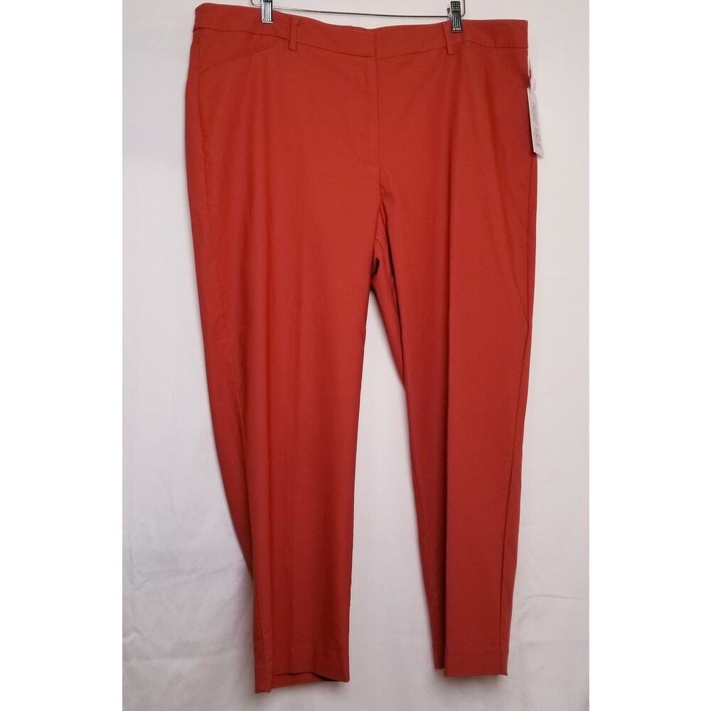 NWT's - NANETTE Nanette Lepore Women's Burnt Orange Rayon Dress Pants Size 20W